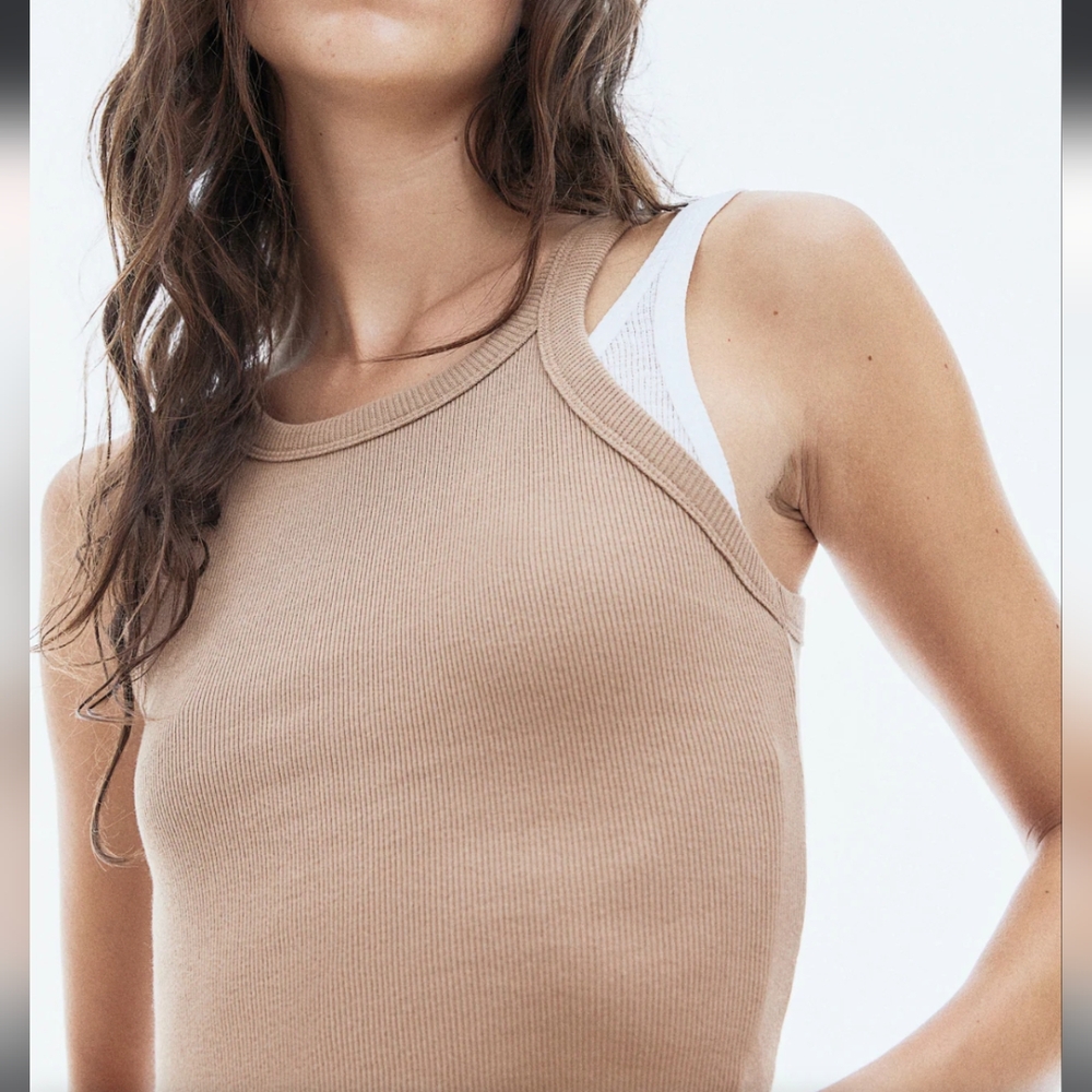 H&M Ribbed Tank Top Vest